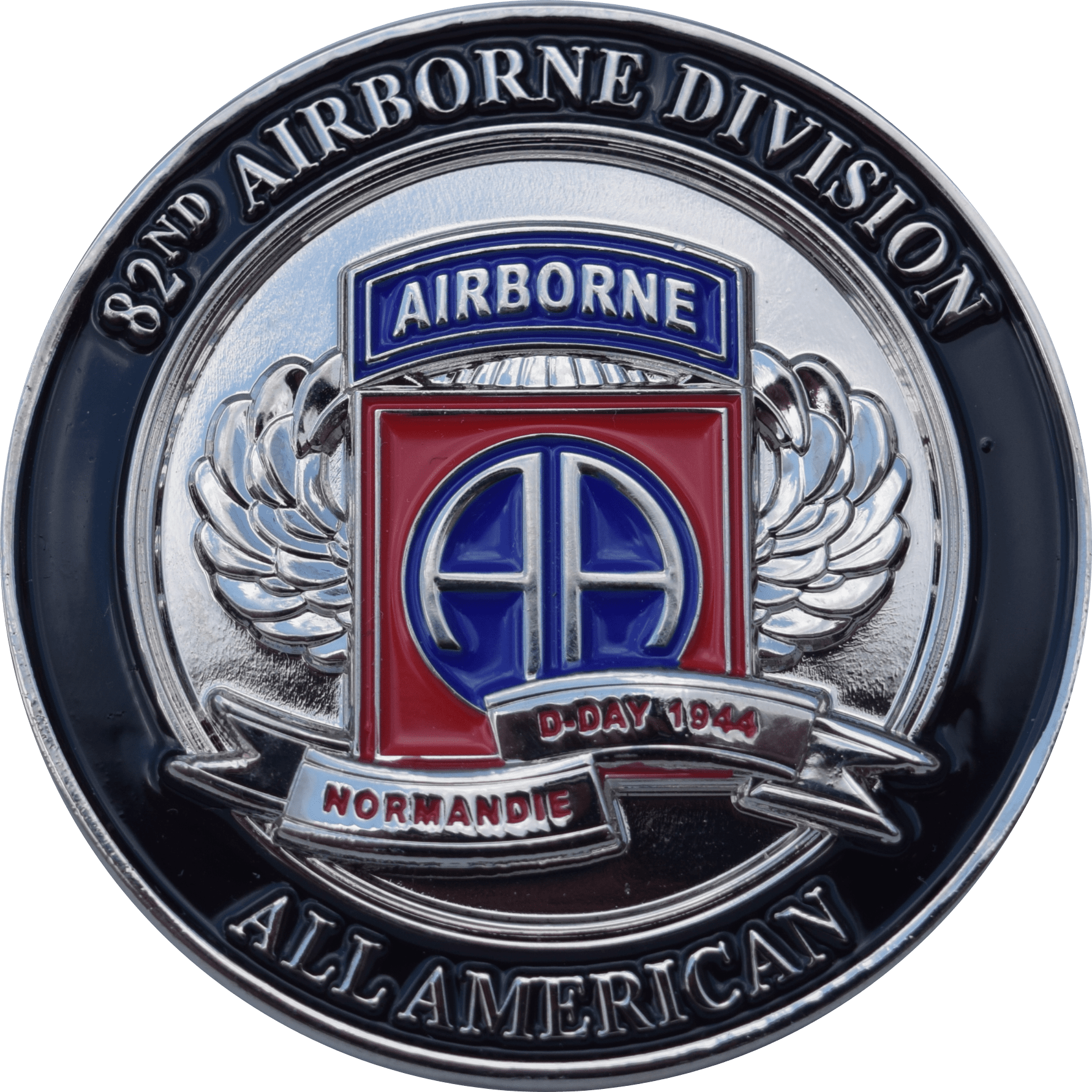 D-day 82nd Airborne Division – Challenge Coin DB